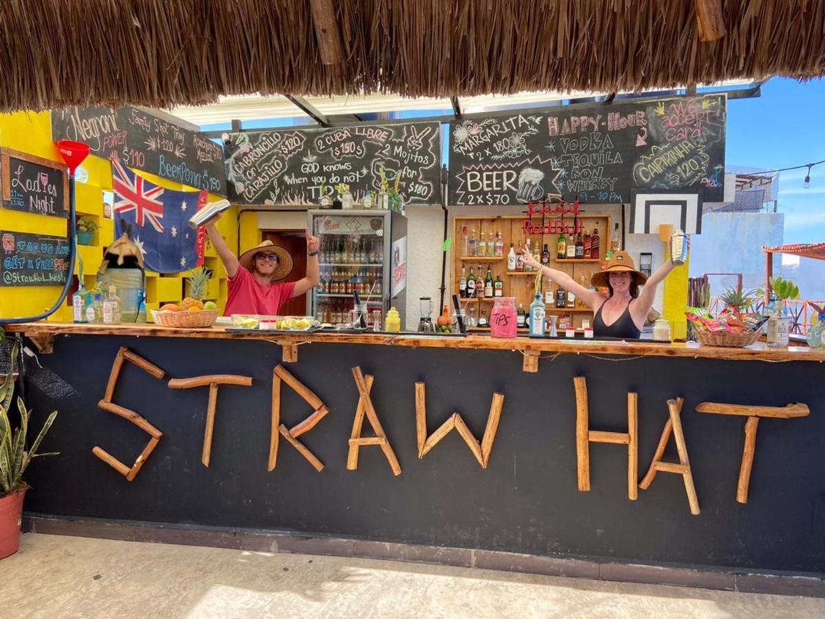Straw Hat Hostel & Rooftop Bar Tulum Kültér fotó