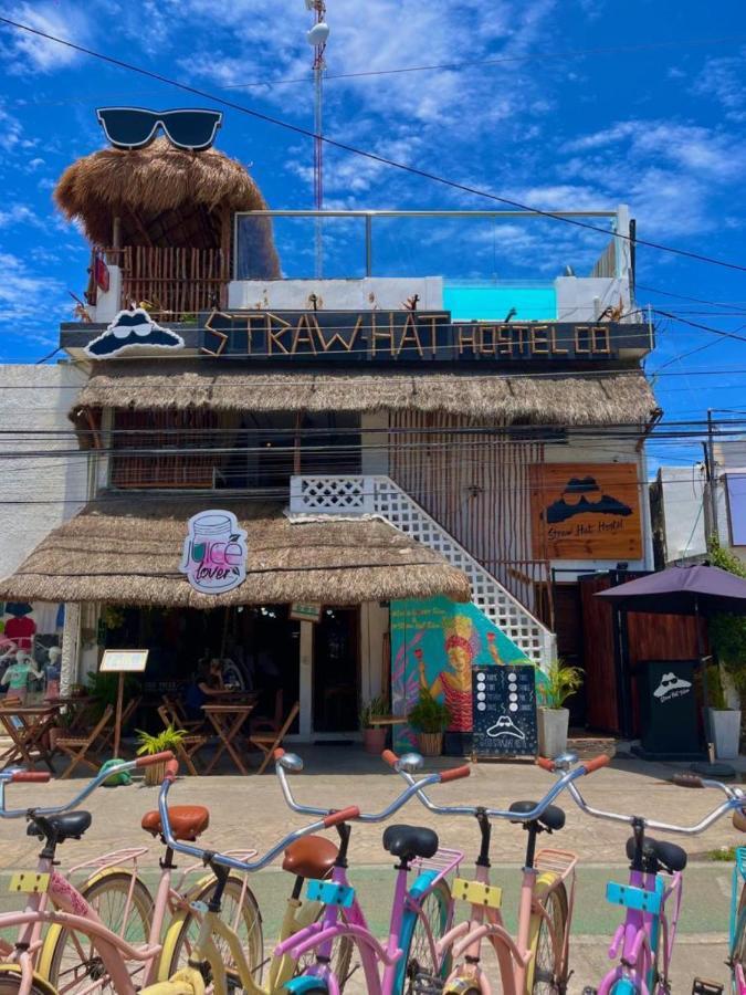 Straw Hat Hostel & Rooftop Bar Tulum Kültér fotó